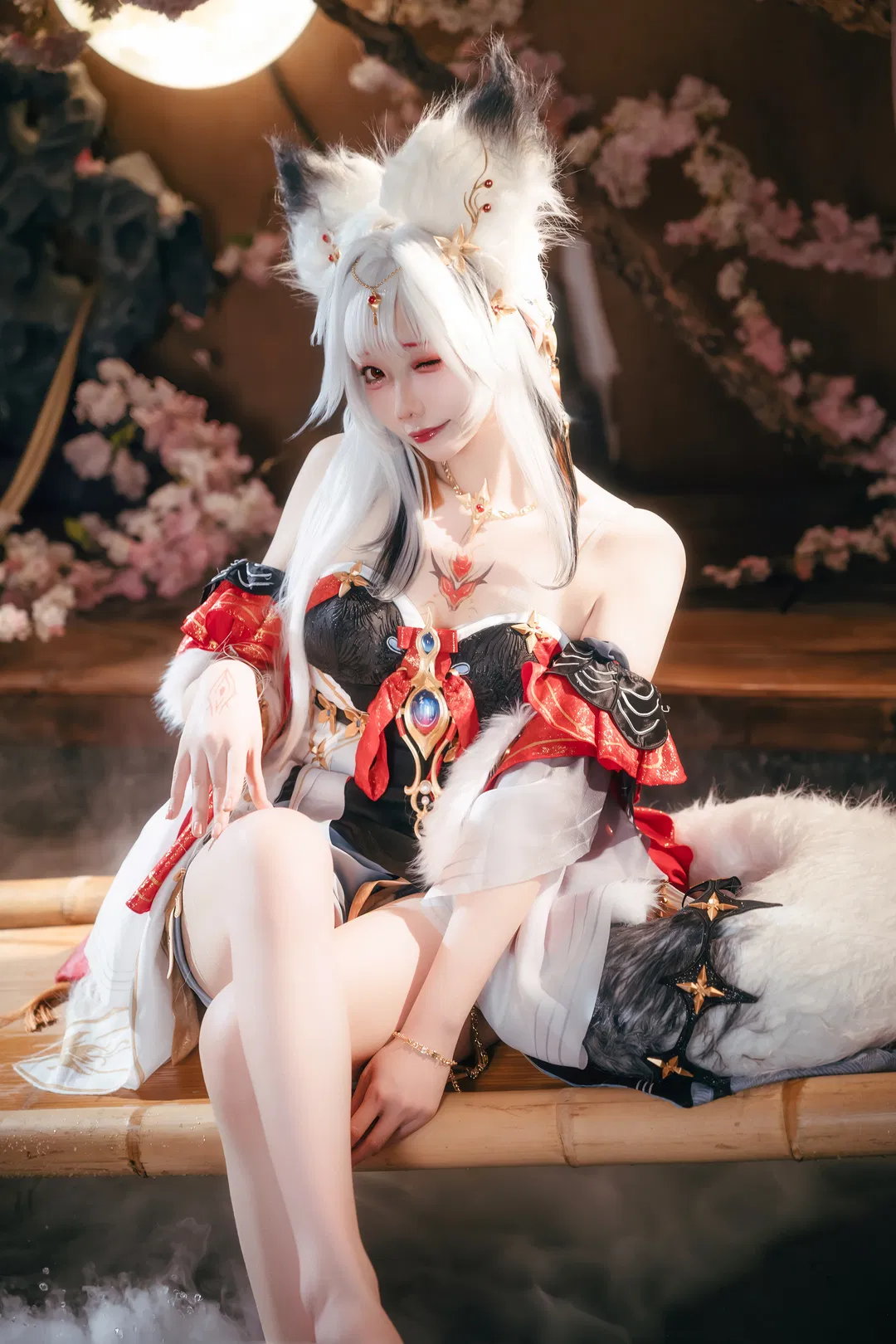 【心月狐cos】鸣潮月下幻境与狐妖之姿 - 第 3 张