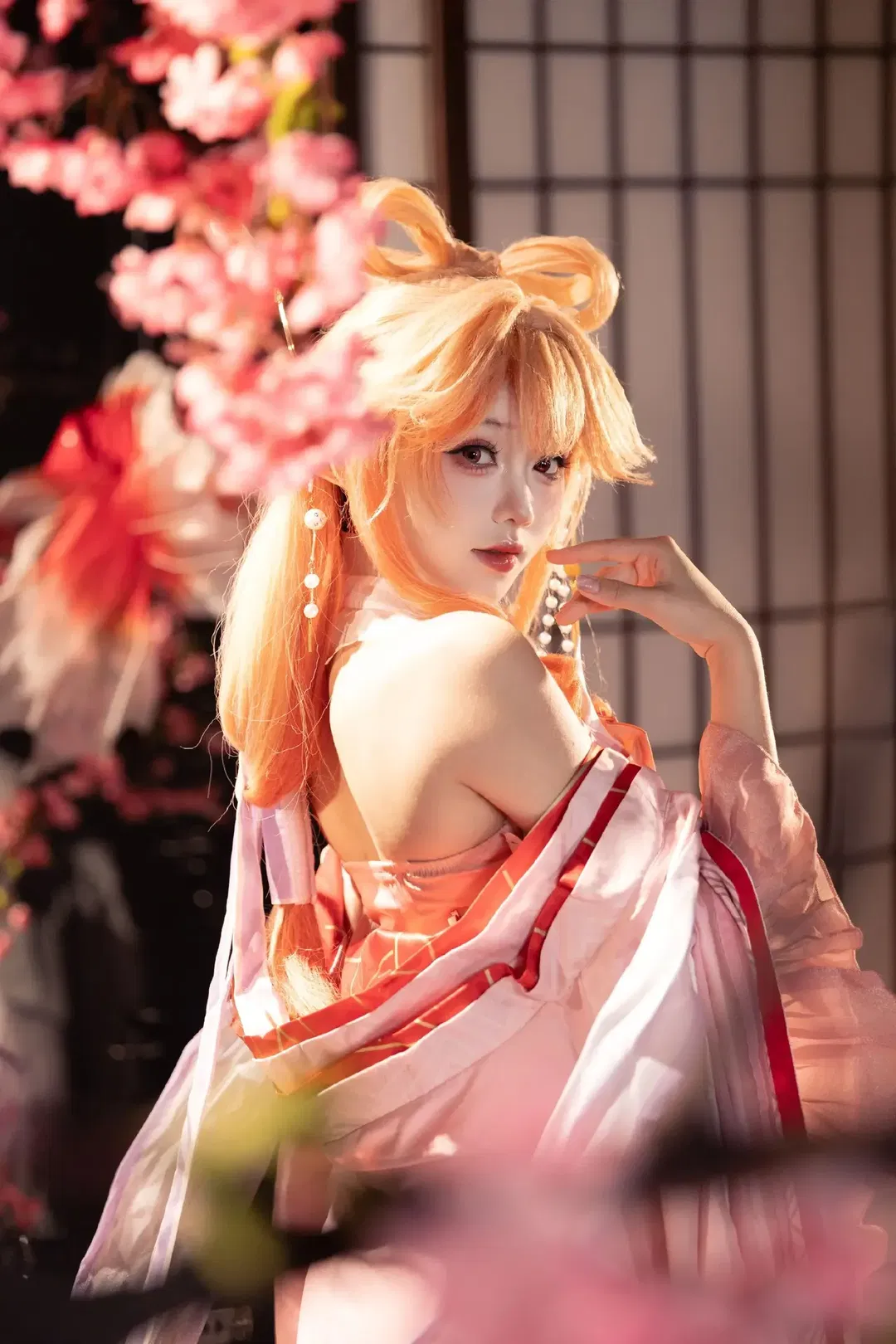 【羽生萌萌香cos】明日方舟的和风金鱼少女 - 第 3 张