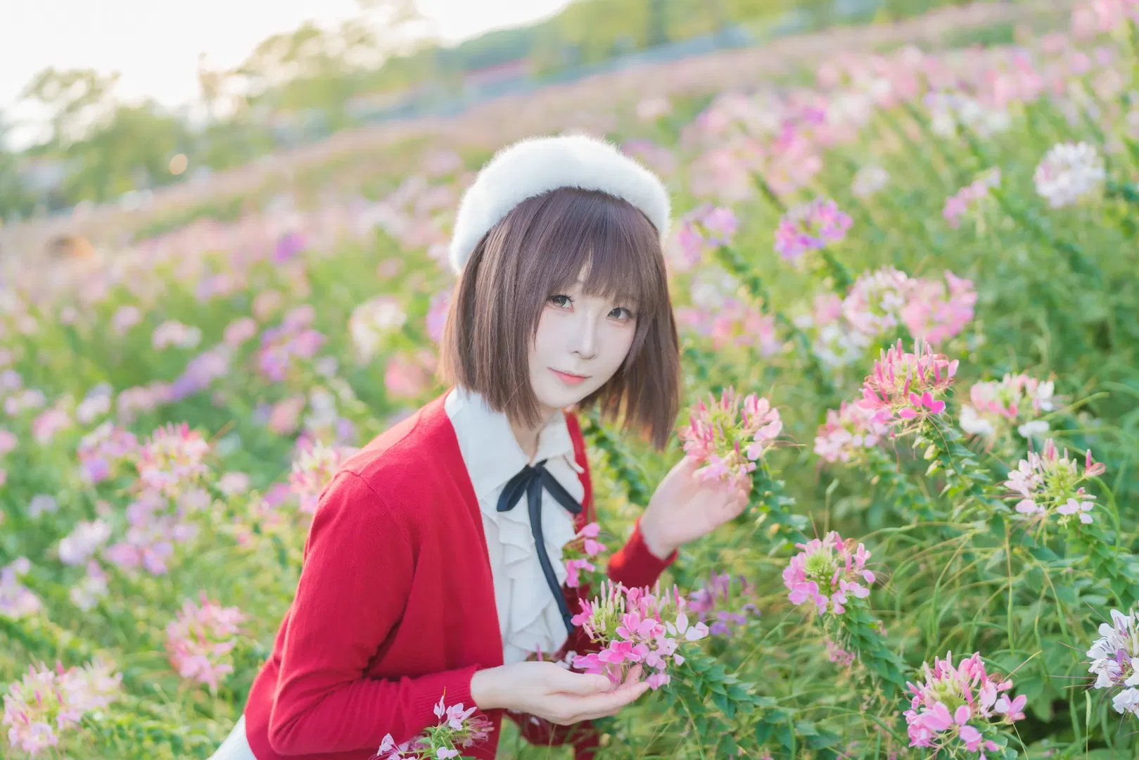 【加藤惠cos】花海中的路人女主 - 第 2 张