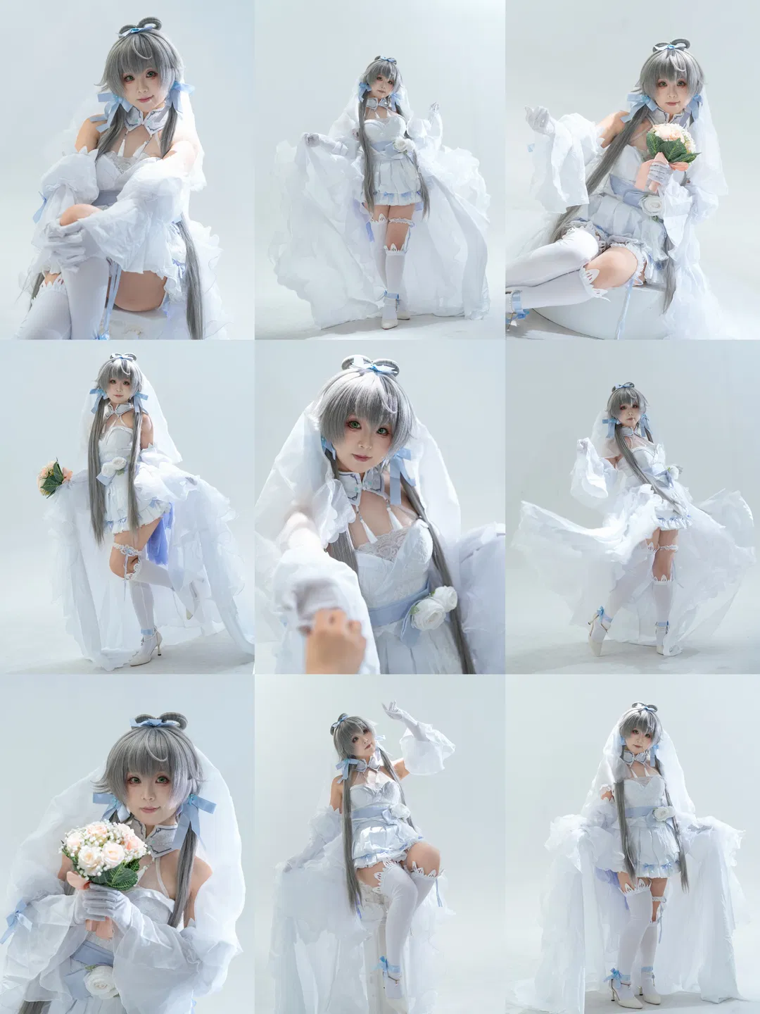 洛天依花嫁cos 动态感拍照姿势分享 - 第 1 张