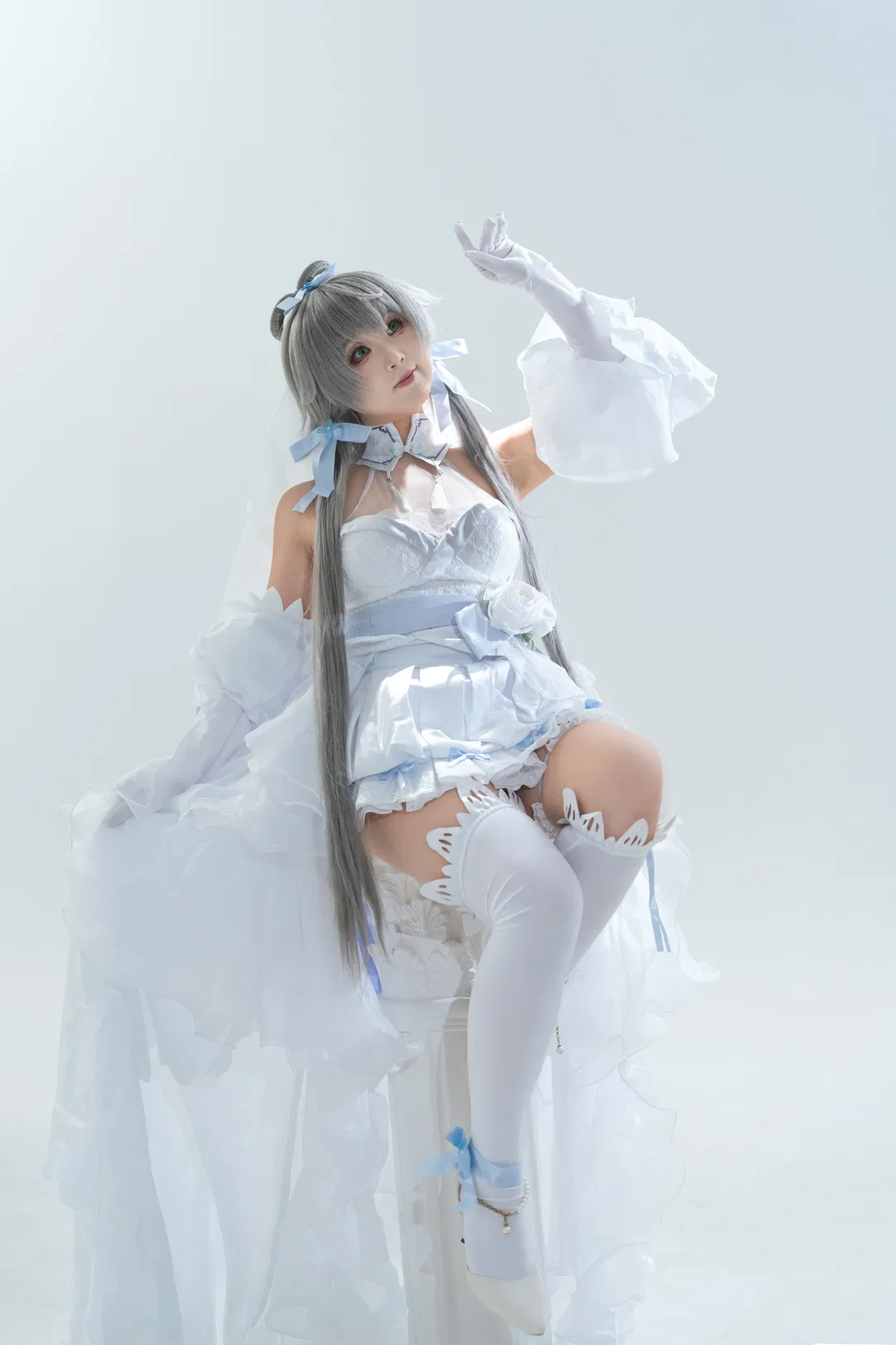 洛天依花嫁cos 动态感拍照姿势分享 - 第 6 张