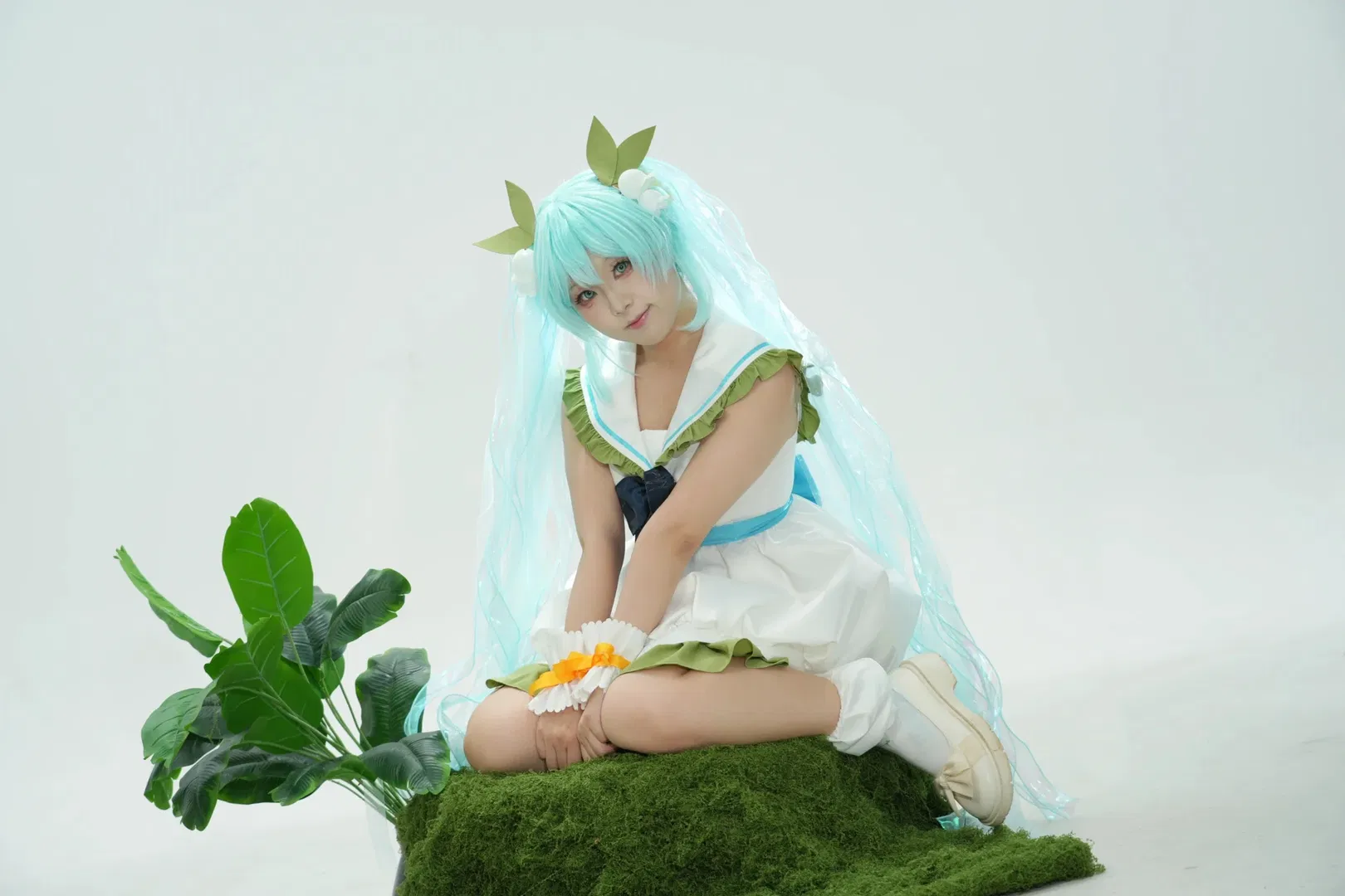 初音cos 簡單坐姿參考，小白也能拍出自然氛圍感 - 第 2 張