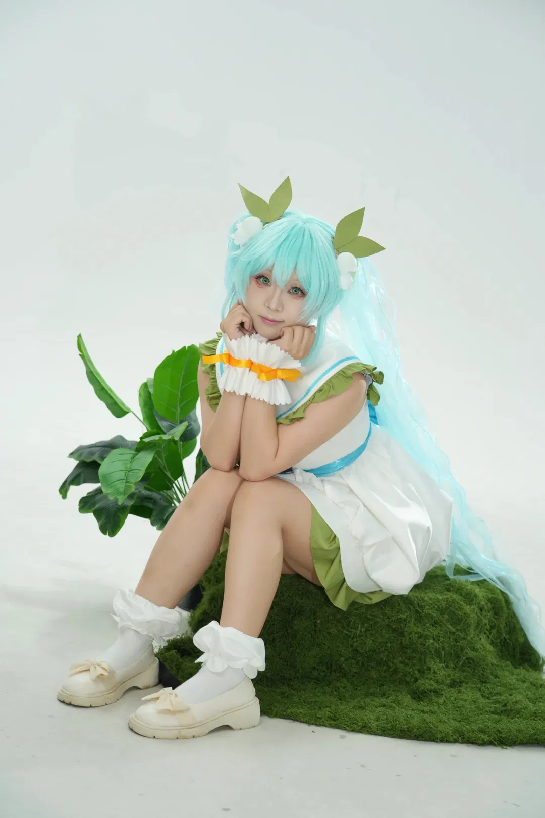 初音cos 簡單坐姿參考，小白也能拍出自然氛圍感 - 第 8 張