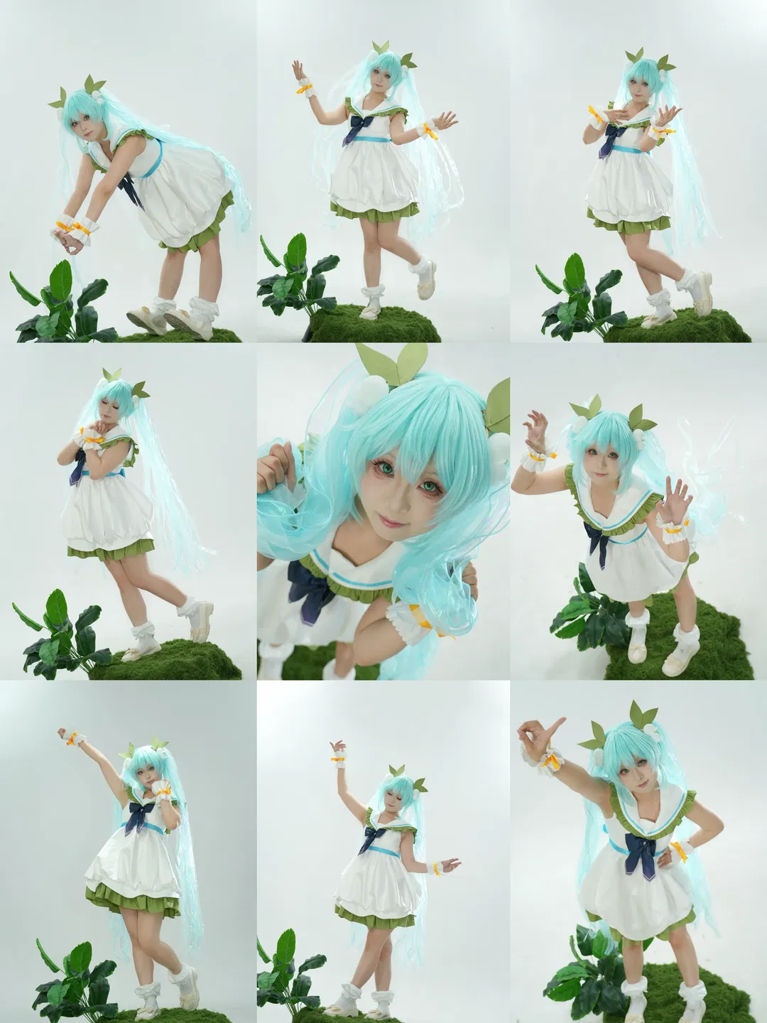 【初音未来cos】甜妹拍照姿势大全 - 第 2 张