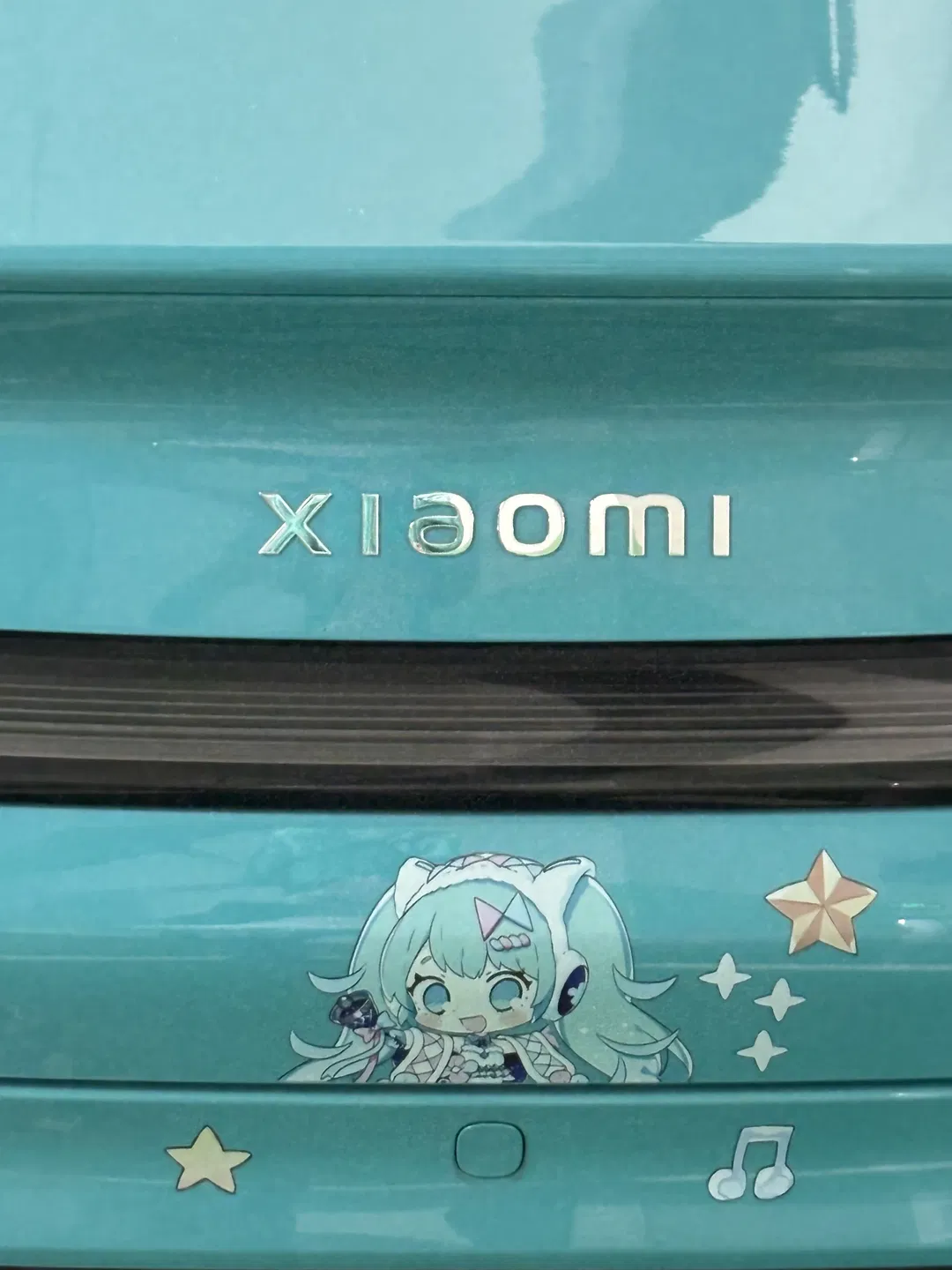 【初音未来cos】海湾蓝新皮肤，在车库拍出绝美质感 - 第 6 张