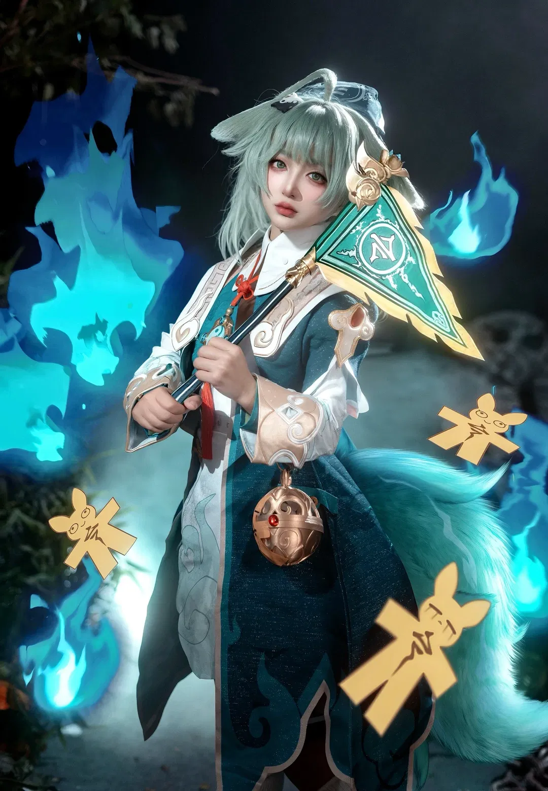 【藿藿cos】崩壞星穹鐵道：深夜竹林裡的奇幻出片記 - 第 3 張