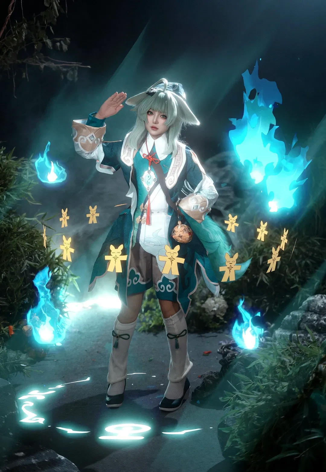 【藿藿cos】崩壞星穹鐵道：深夜竹林裡的奇幻出片記 - 第 5 張