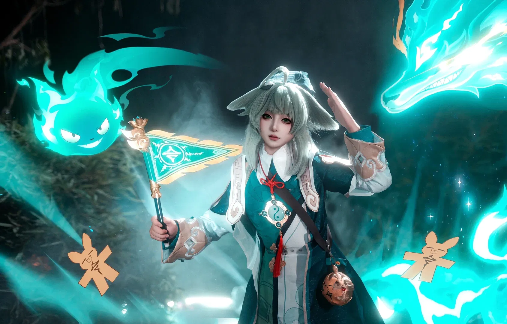 【藿藿cos】崩壞星穹鐵道：深夜竹林裡的奇幻出片記 - 第 6 張