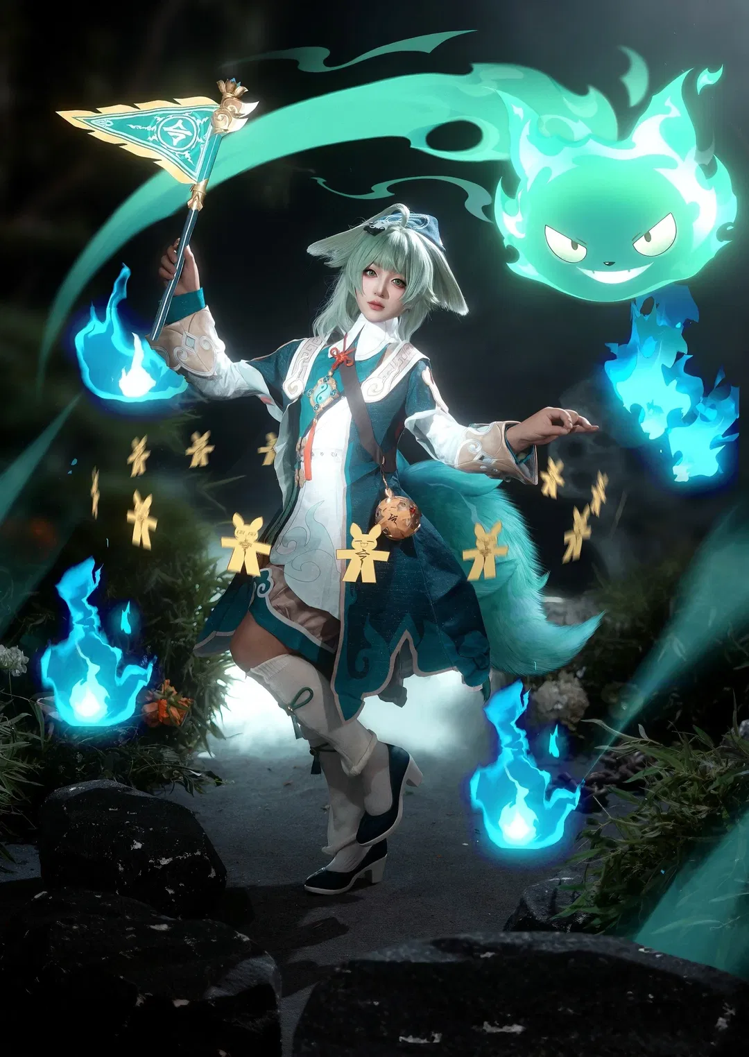 【藿藿cos】崩壞星穹鐵道：深夜竹林裡的奇幻出片記 - 第 7 張