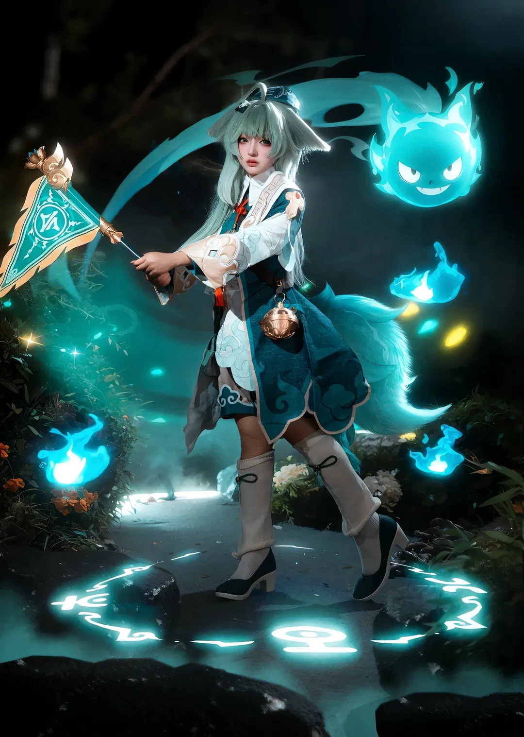 【藿藿cos】崩壞星穹鐵道：深夜竹林裡的奇幻出片記 - 第 9 張
