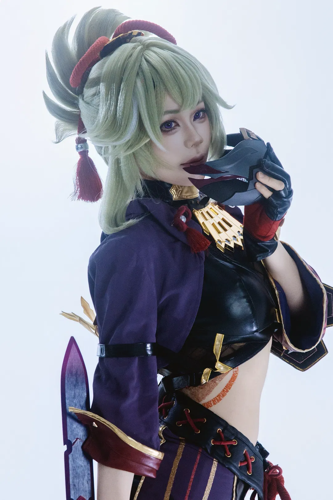 【久岐忍cos】原神忍者类战斗风动作参考，一场互相折磨的拍摄 - 第 17 张