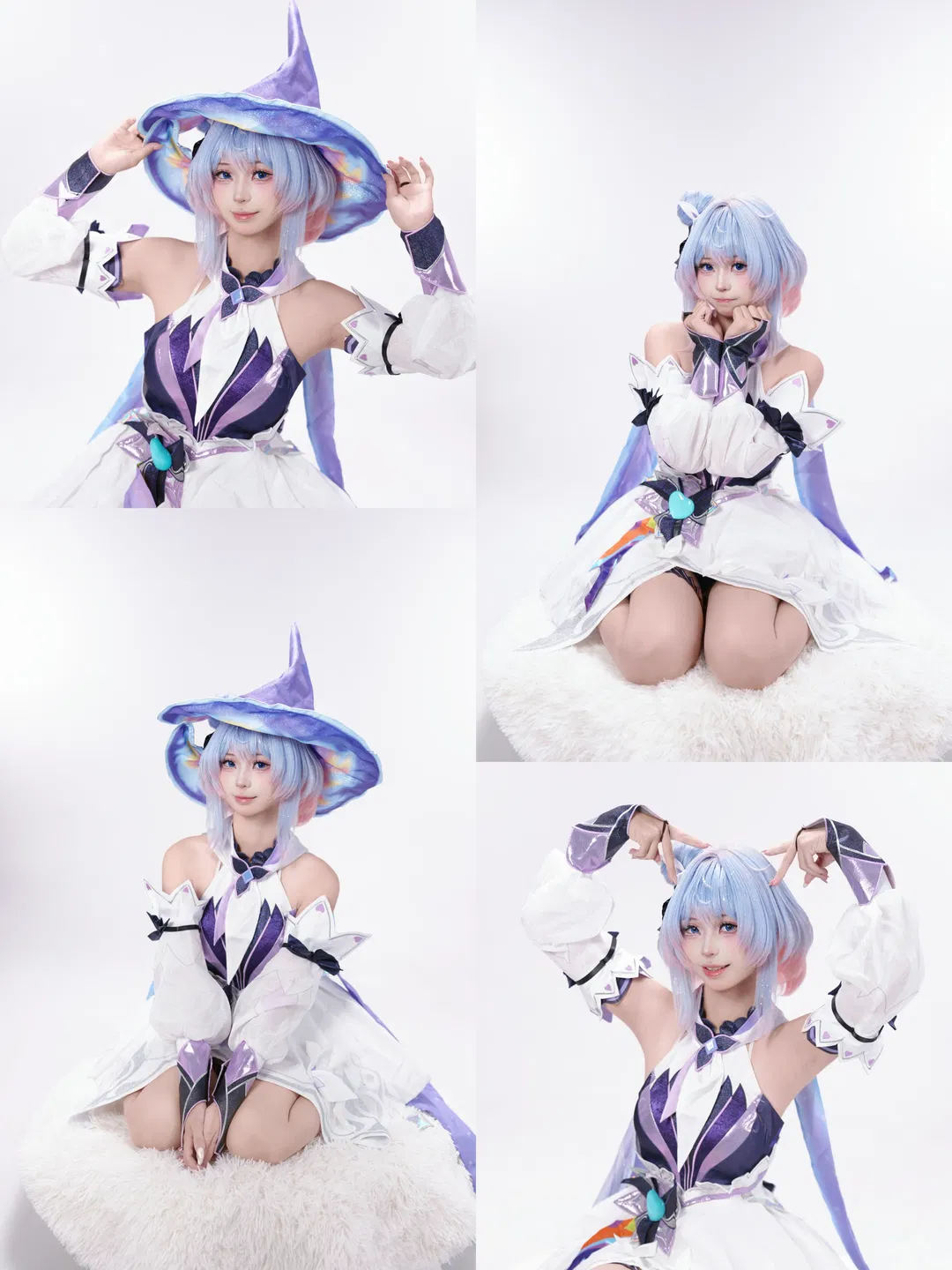 小乔时之魔女cos 王者荣耀白棚拍摄记录 - 第 1 张