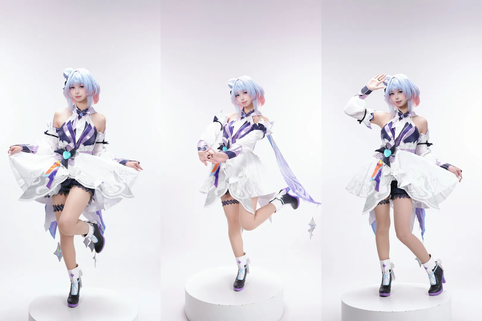 【小乔cos】王者荣耀时之魔女，白棚光影下的魔法少女 - 第 1 张