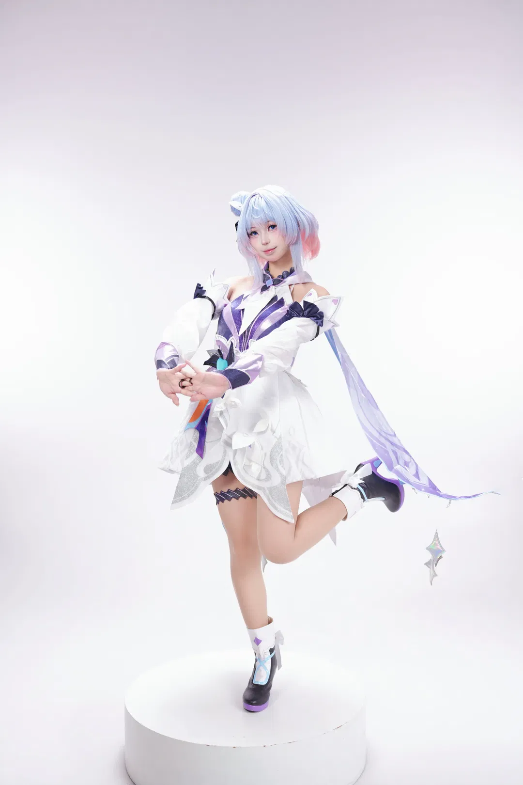 【小乔cos】王者荣耀时之魔女，白棚光影下的魔法少女 - 第 2 张