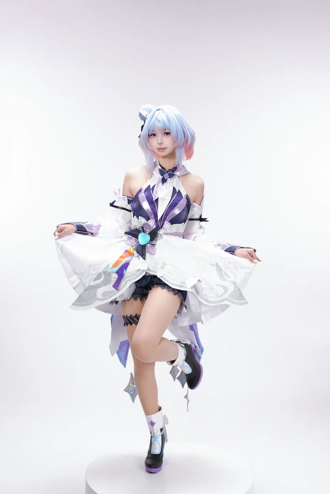 【小乔cos】王者荣耀时之魔女，白棚光影下的魔法少女 - 第 3 张
