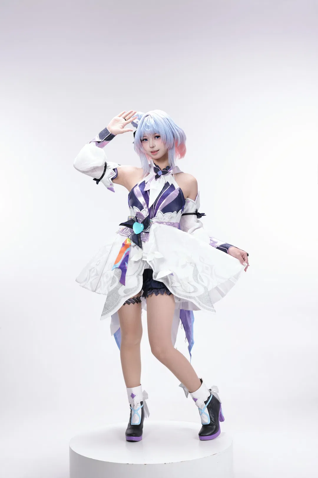 【小乔cos】王者荣耀时之魔女，白棚光影下的魔法少女 - 第 4 张