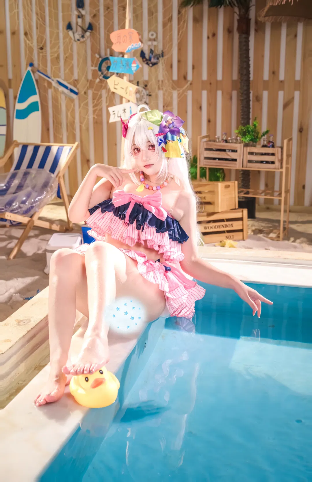 【白洲梓cos】蔚蓝档案水梓的夏日沙滩泳装记录 - 第 8 张