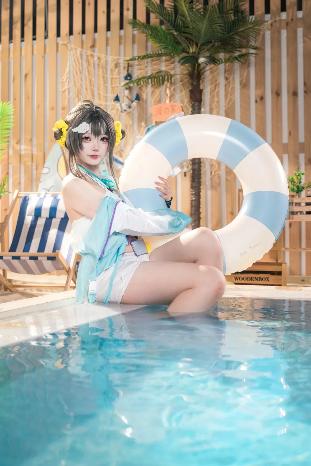 【羽毛笔cos】明日方舟夏日沙滩的清凉记录 - 第 2 张