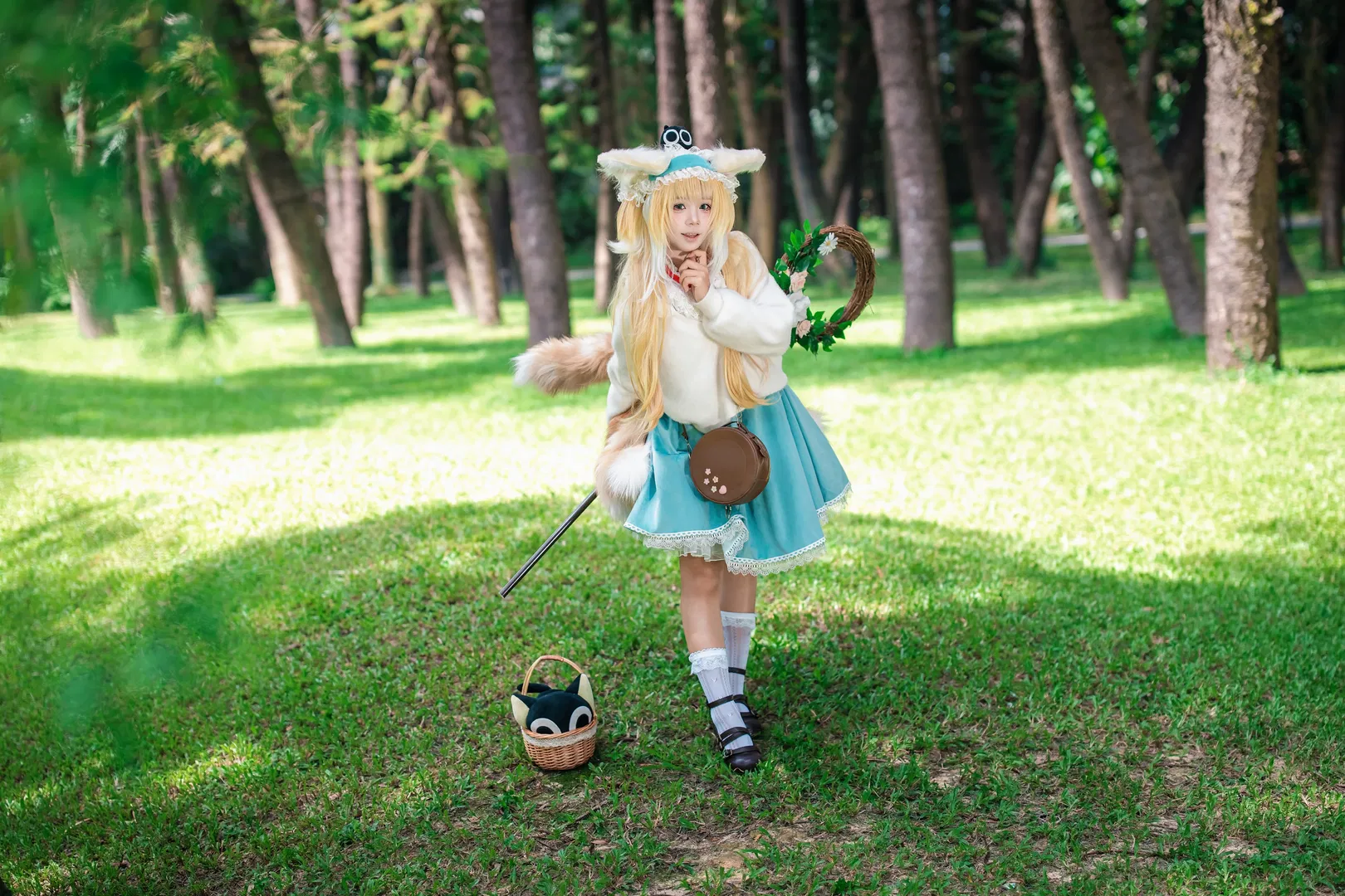 【铃兰cos】明日方舟森林里的光影魔法 - 第 3 张