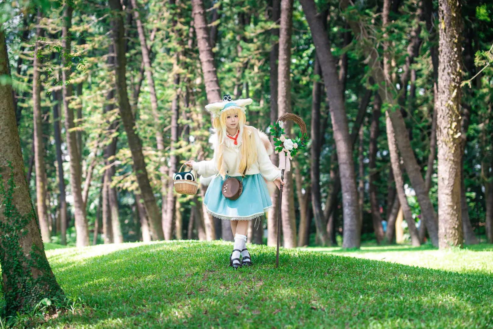 【铃兰cos】明日方舟森林里的光影魔法 - 第 4 张