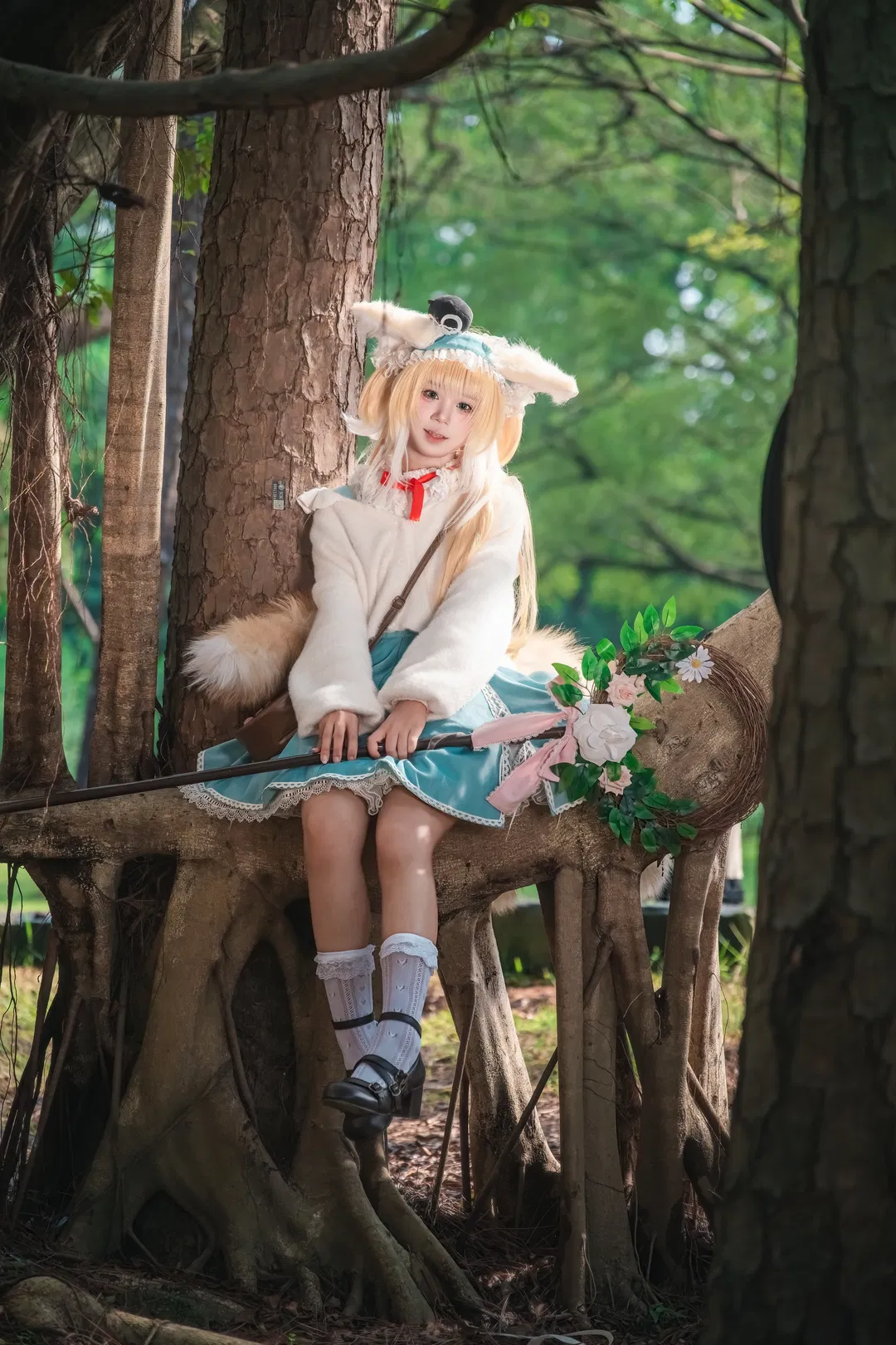 【铃兰cos】明日方舟森林里的光影魔法 - 第 8 张