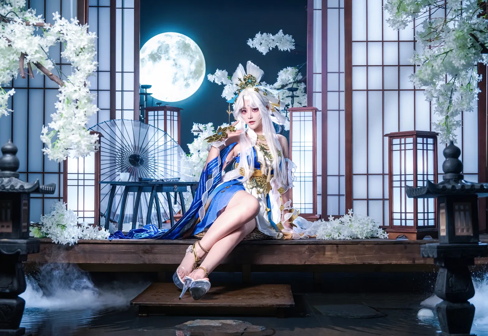 【嫦娥cos】王者榮耀落星盞絕美定格 - 第 2 張
