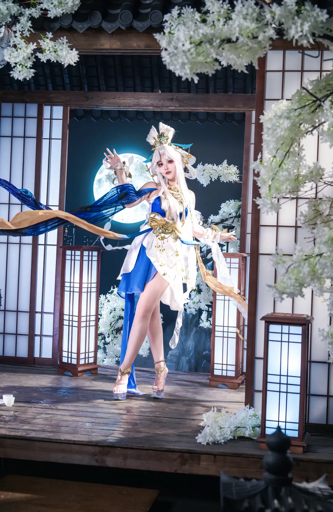 【嫦娥cos】王者榮耀落星盞絕美定格 - 第 3 張