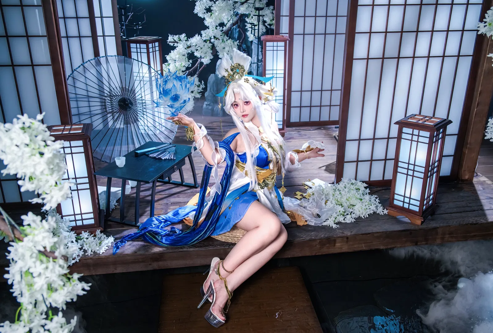 【嫦娥cos】王者榮耀落星盞絕美定格 - 第 4 張