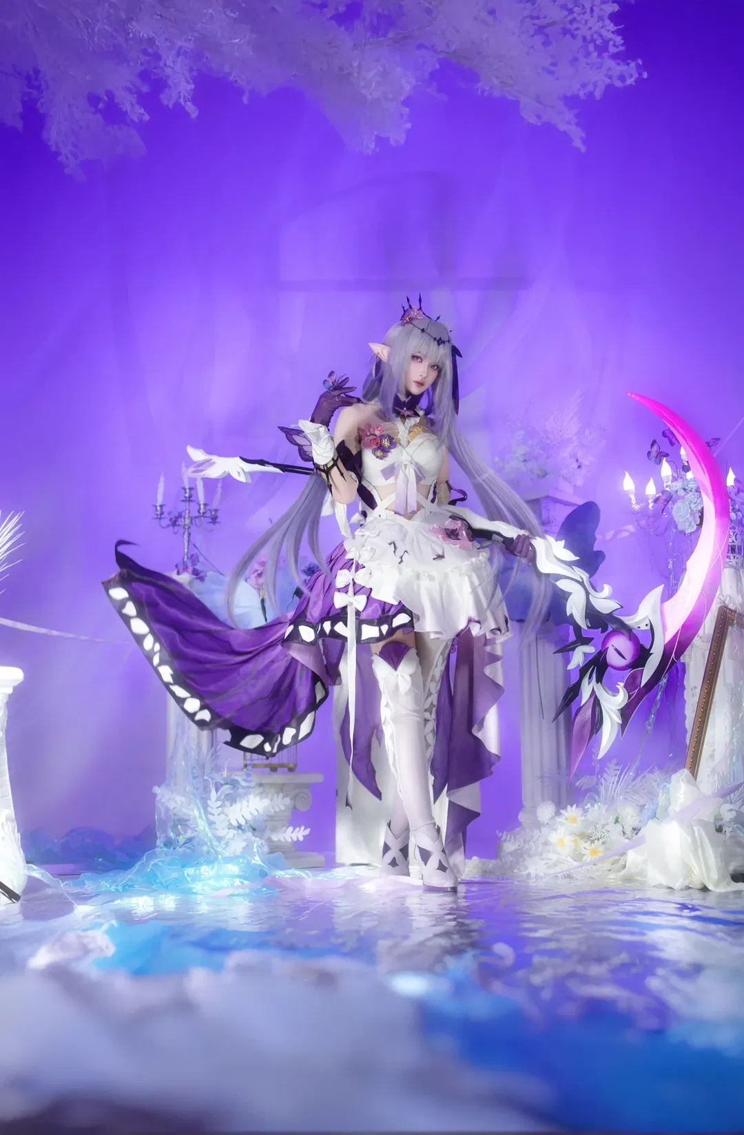 【遐蝶cos】崩坏星穹铁道紫色蝴蝶梦幻大片 - 第 5 张