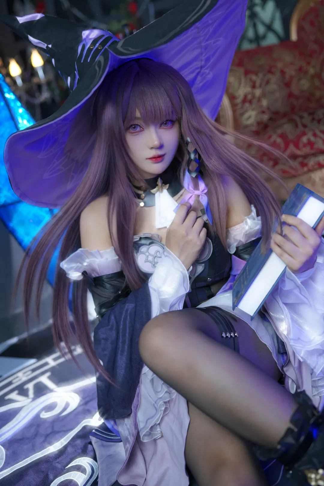 【大黑塔cos】崩壞星穹鐵道，美貌與壞脾氣並存的帽子尖尖女士 - 第 1 張