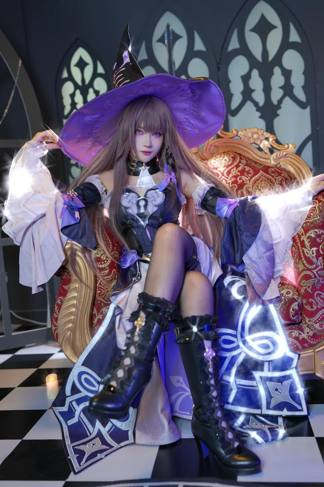 【大黑塔cos】崩壞星穹鐵道，美貌與壞脾氣並存的帽子尖尖女士 - 第 2 張