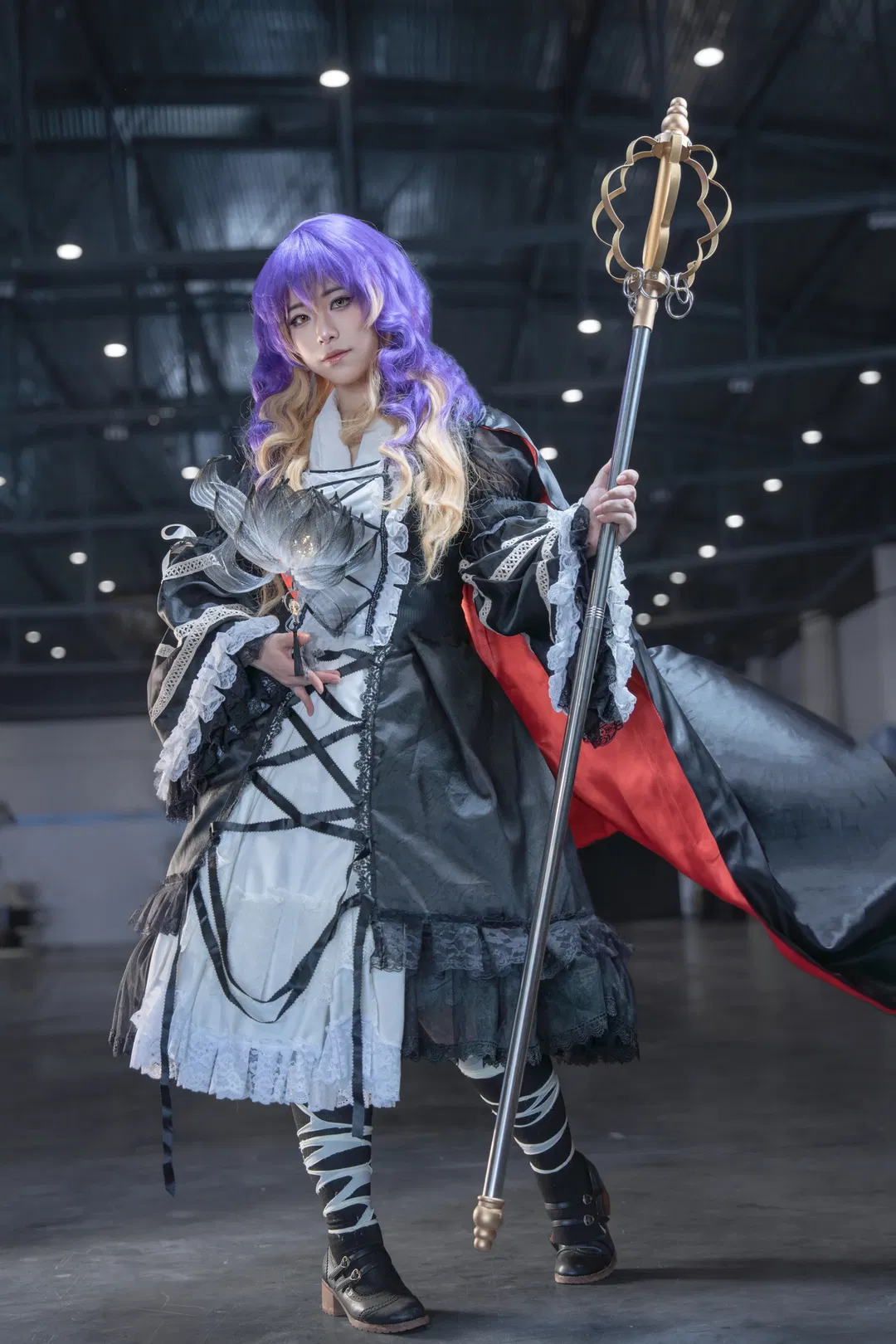 【圣白莲cos】东方project世界线返图，紫金渐变的华丽僧侣 - 第 3 张