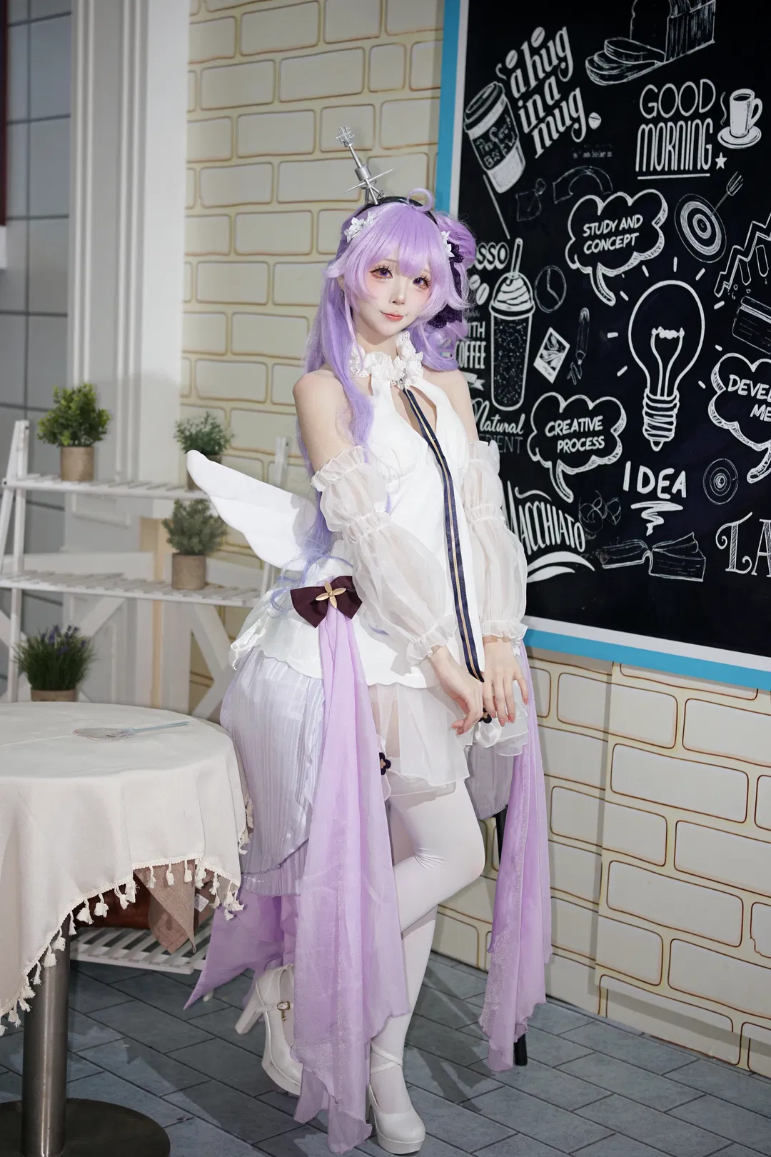 【独角兽cos】碧蓝航线2026港区盛夏清凉节，咖啡厅里的甜美相遇 - 第 2 张