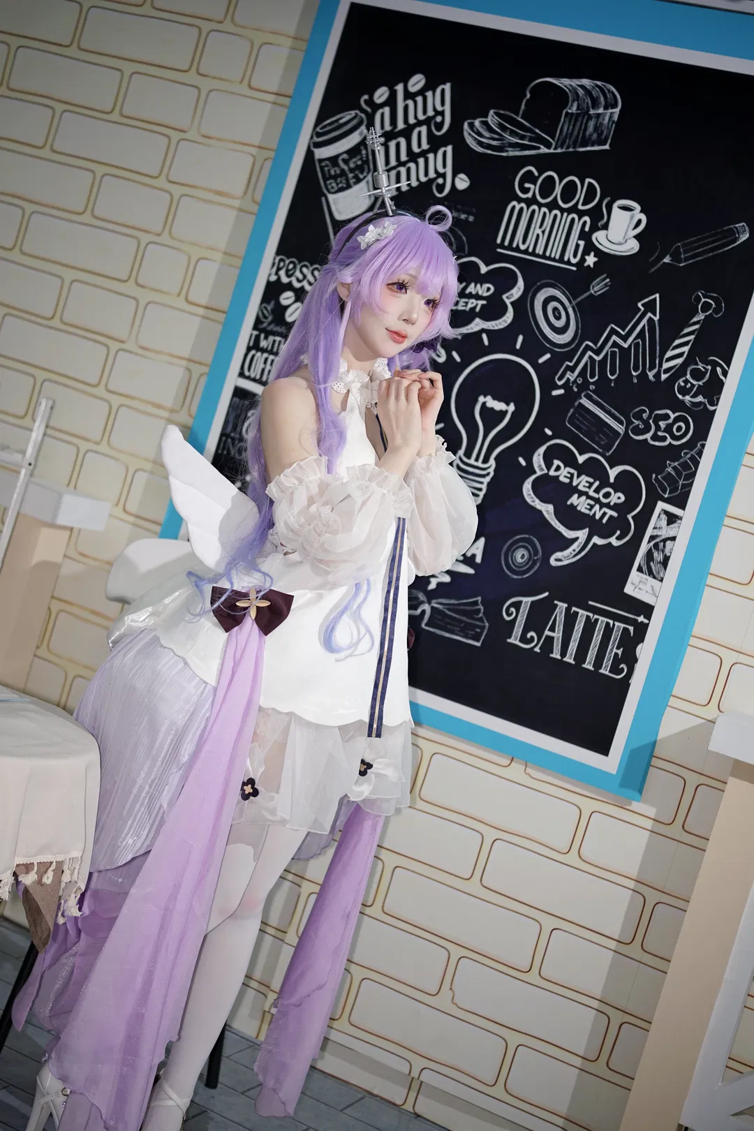 【独角兽cos】碧蓝航线2026港区盛夏清凉节，咖啡厅里的甜美相遇 - 第 3 张