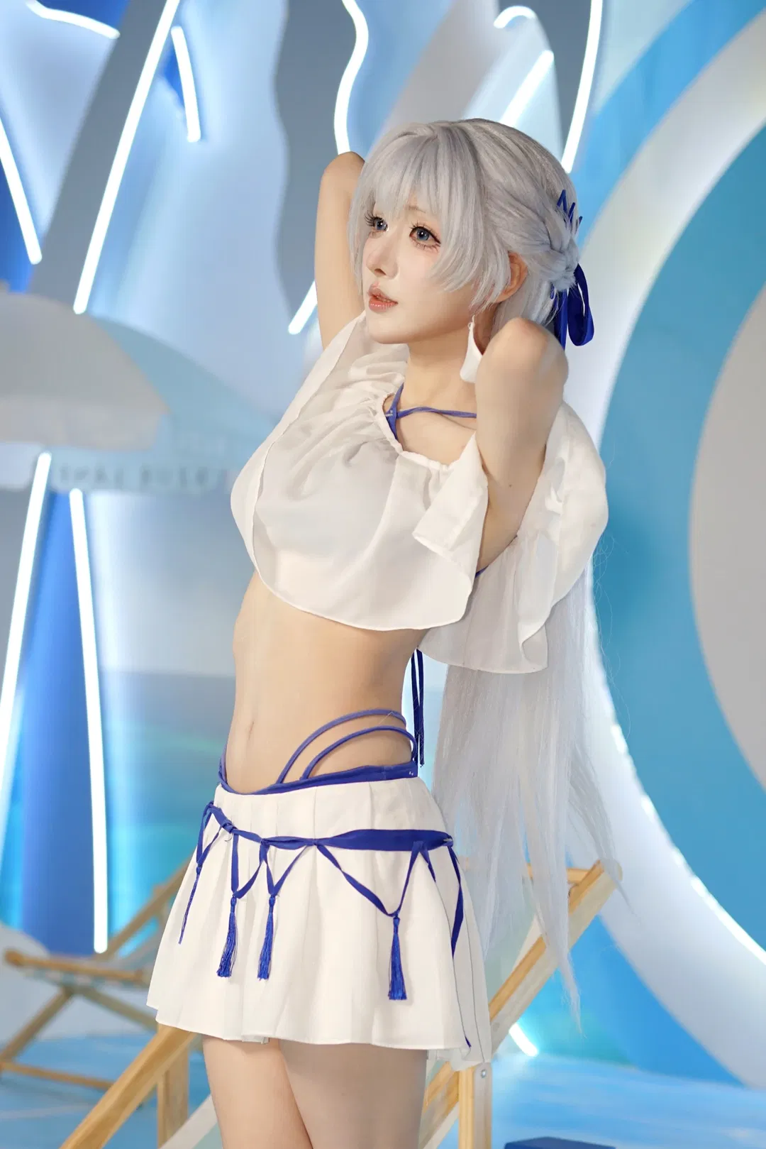 【百眼巨人cos】碧蓝航线2026港区盛夏清凉节泳装拍摄记录 - 第 3 张