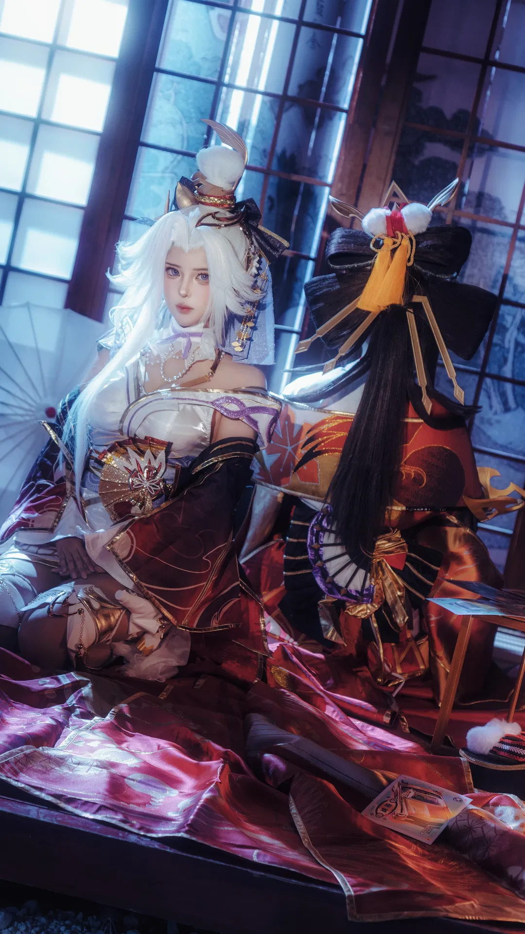 【不知火舞cos】王者榮耀不知火舞無雙花合鬥，和風幻境中的魅惑對決 - 第 1 張