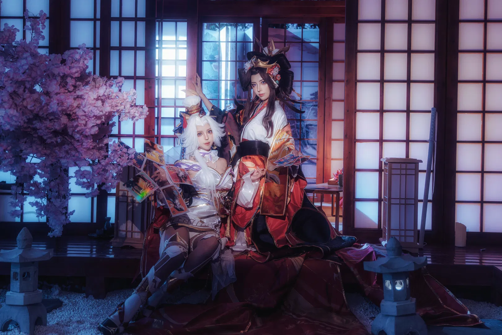 【不知火舞cos】王者榮耀不知火舞無雙花合鬥，和風幻境中的魅惑對決 - 第 5 張