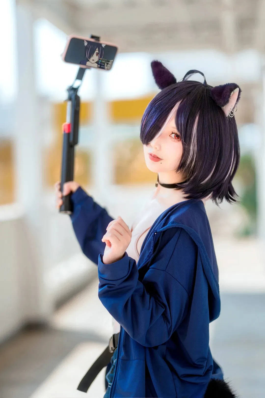 【尼古喵喵cos】开启小性频道的猫耳少女日常 - 第 2 张