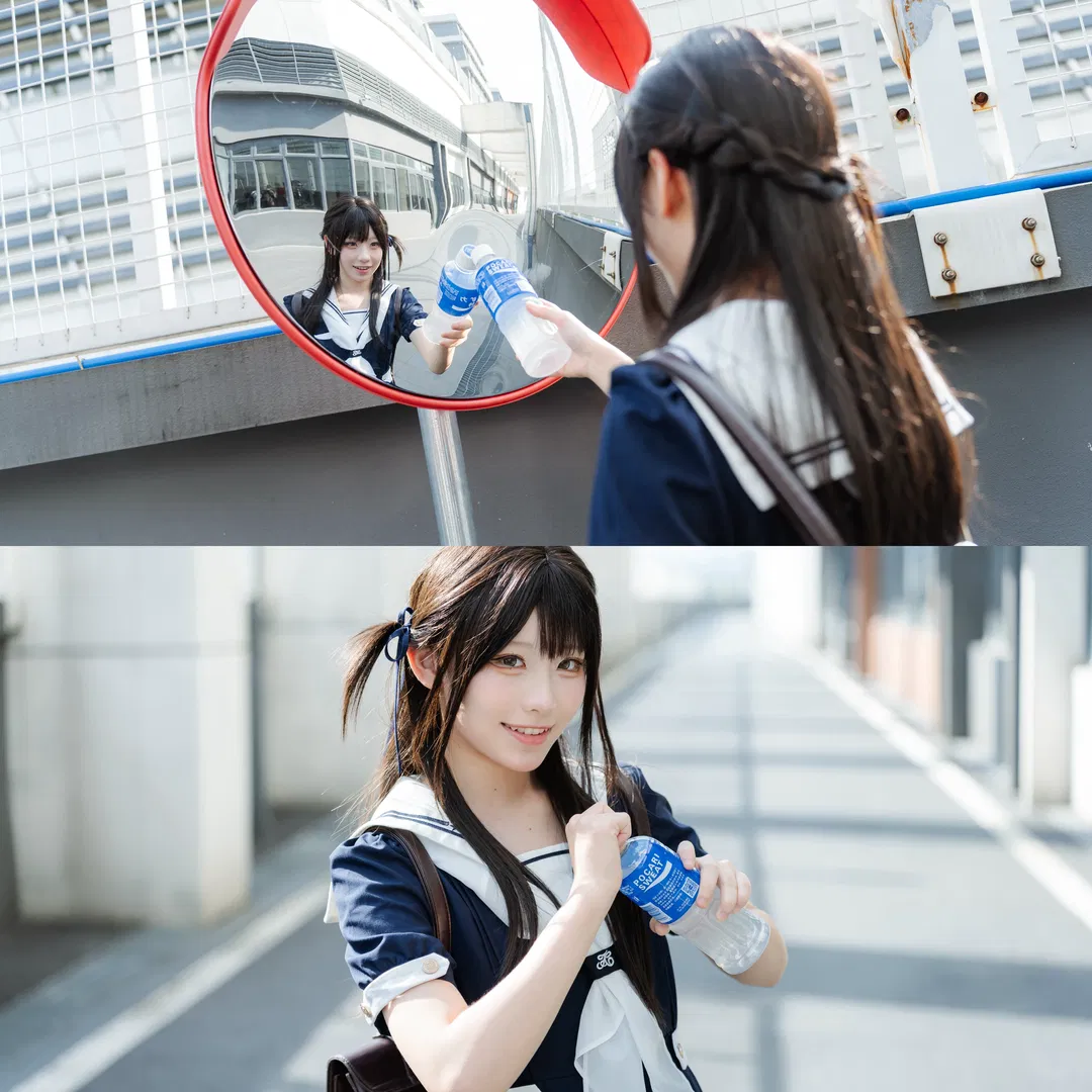 深蓝水手服与纯粹日光 日系JK写真记录 - 第 5 张