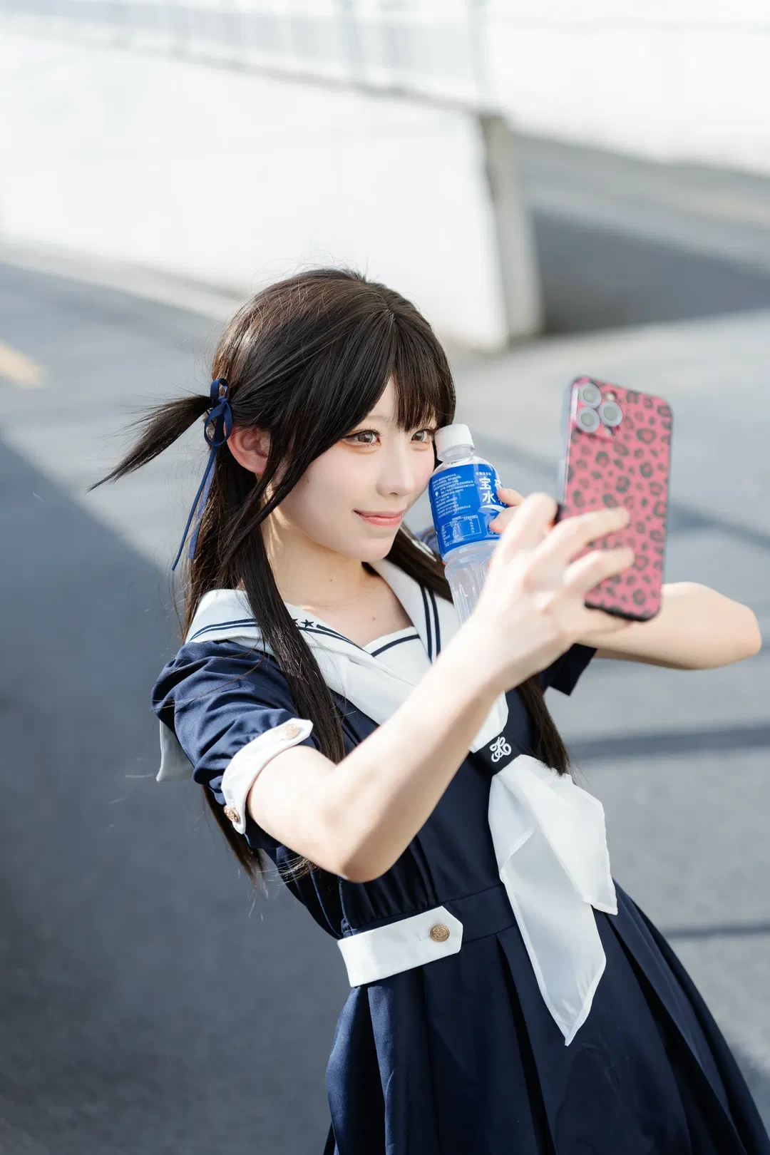 深蓝水手服与纯粹日光 日系JK写真记录 - 第 6 张