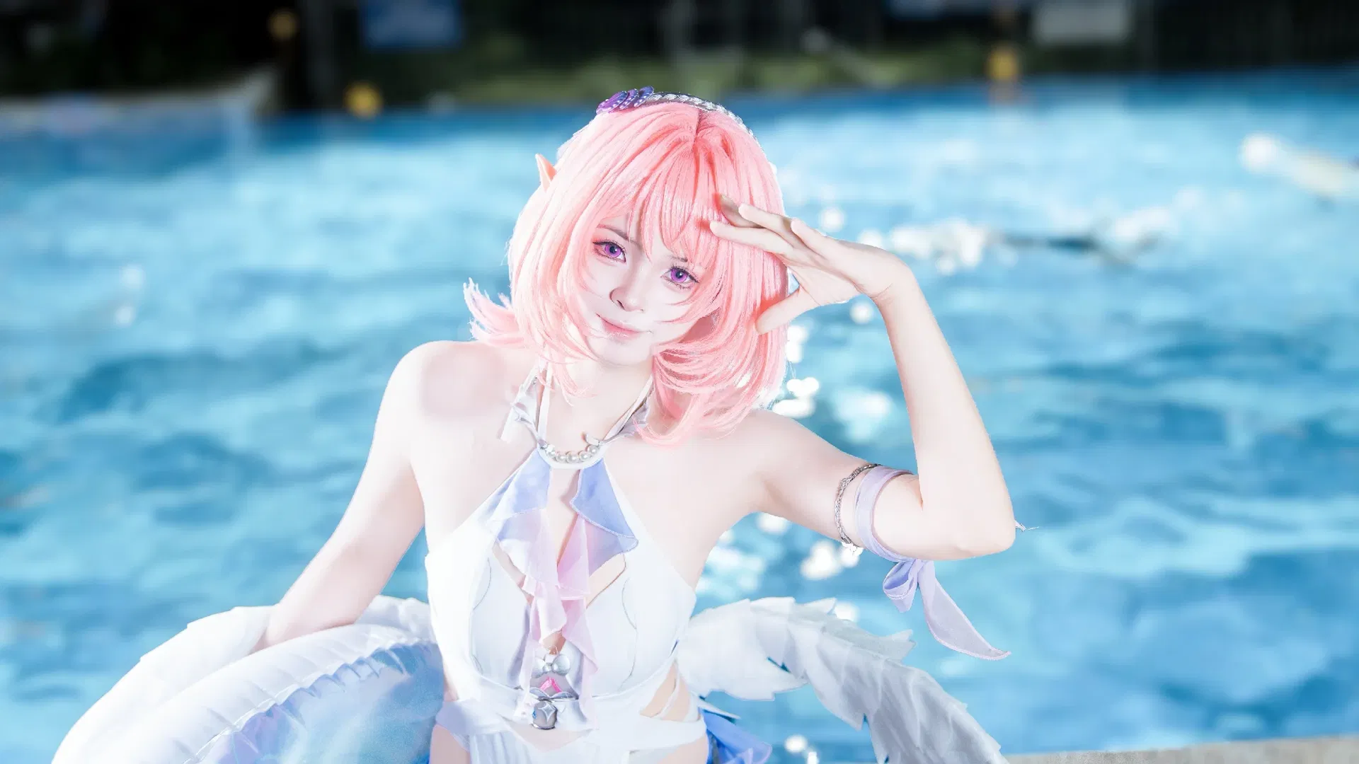[Remielle cosplay] Zenless Zone Zero: A summer poolside rendezvous - Image 6