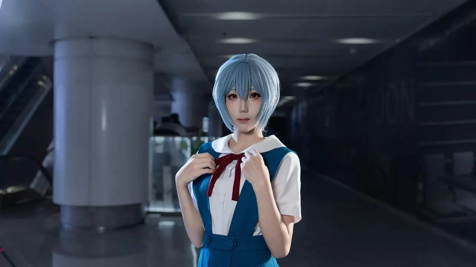 【绫波丽cos】新世纪福音战士经典校服还原 - 第 8 张
