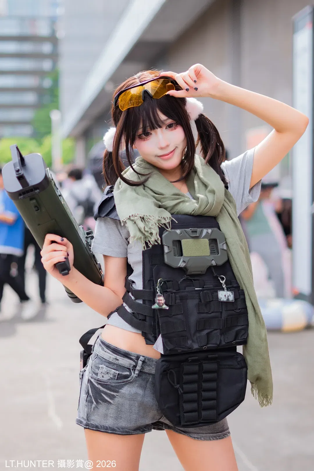 【乌鲁鲁cos】三角洲萤火虫漫展的战术风穿搭 - 第 5 张