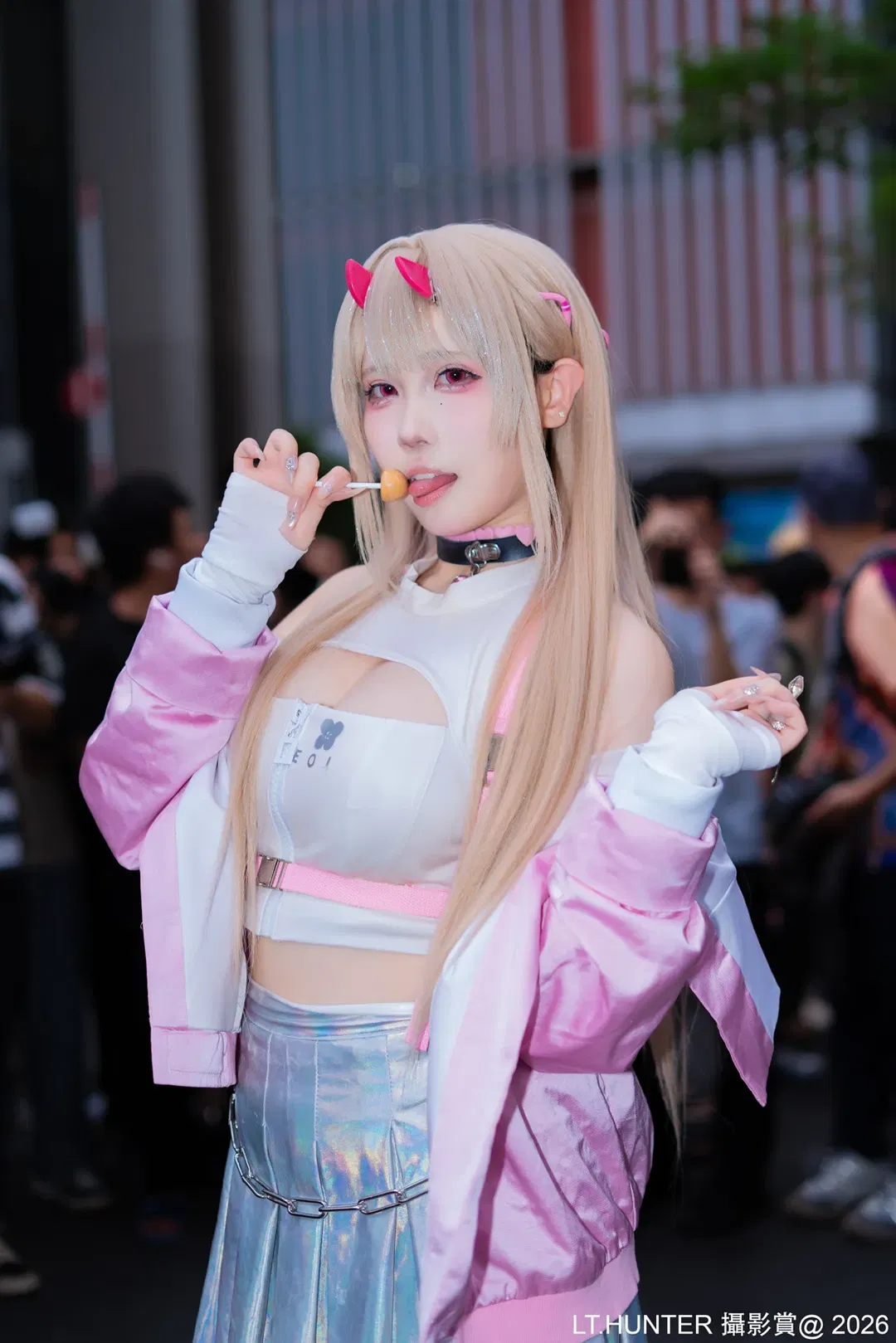 【胜利女神妮姬cos】萤火虫漫展的甜辣恶魔风 - 第 1 张