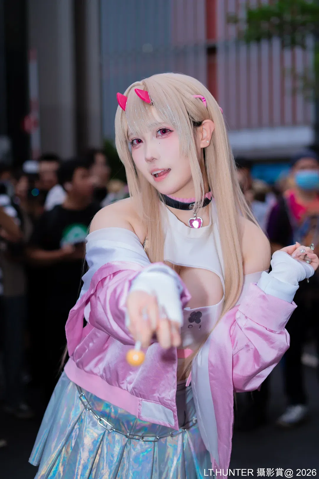 【胜利女神妮姬cos】萤火虫漫展的甜辣恶魔风 - 第 4 张