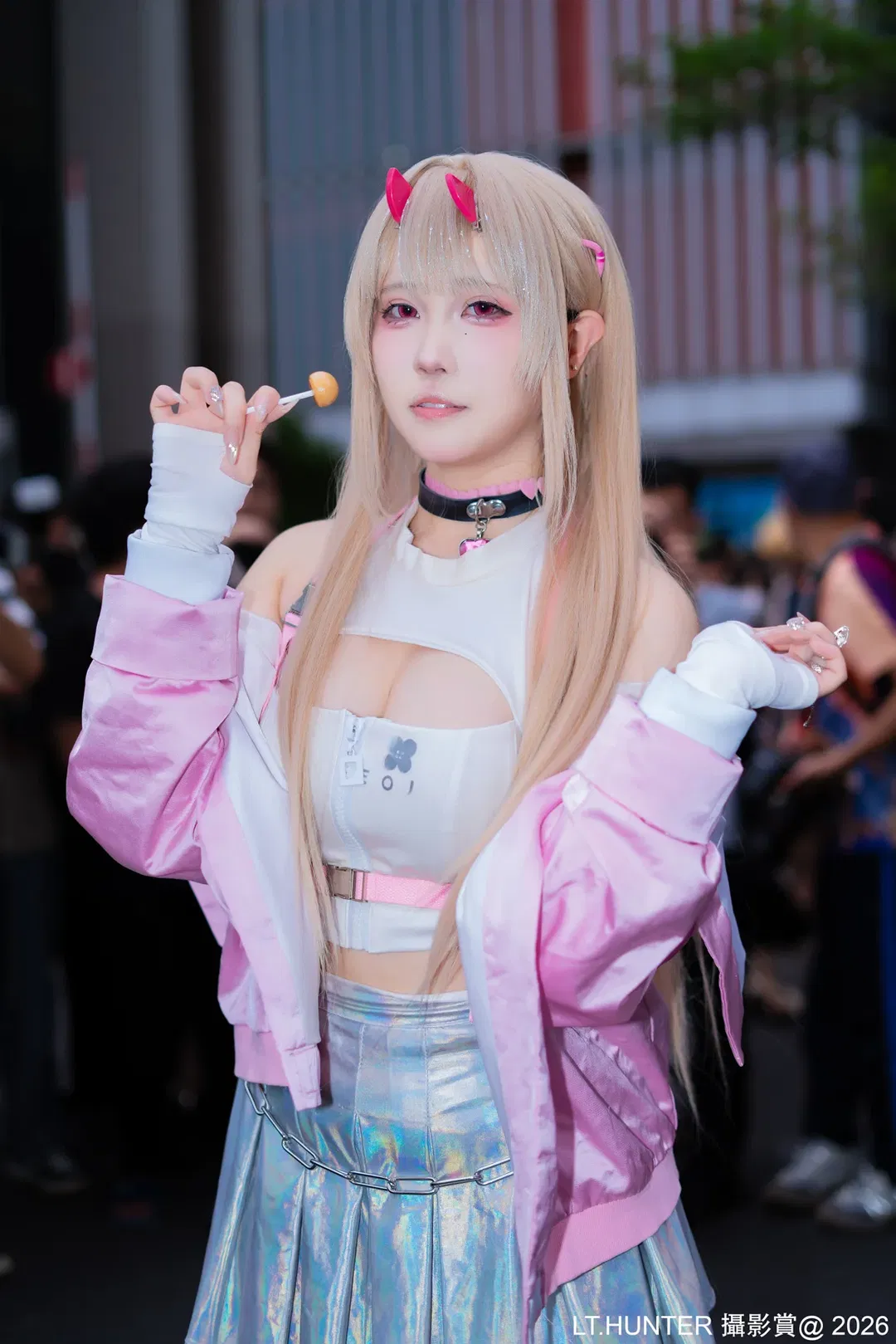 【胜利女神妮姬cos】萤火虫漫展的甜辣恶魔风 - 第 5 张