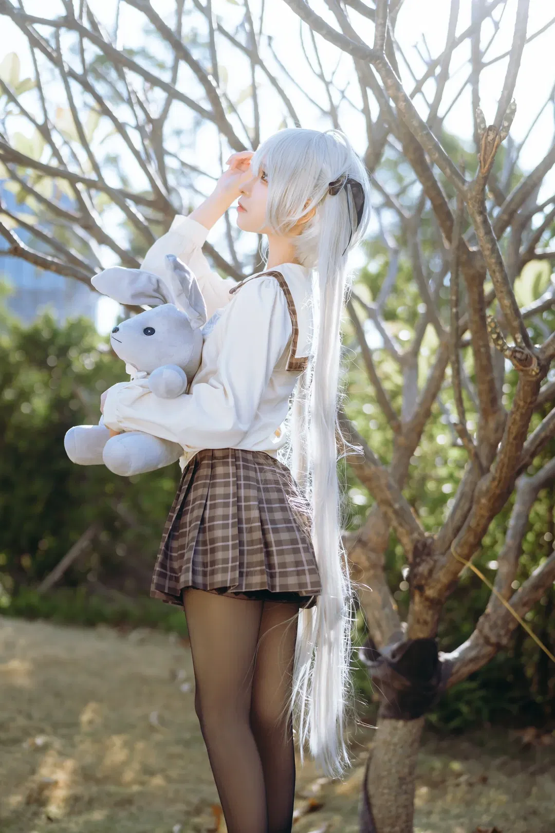【穹妹cos】枯木逢春里的JK穹妹漫展返图 - 第 2 张