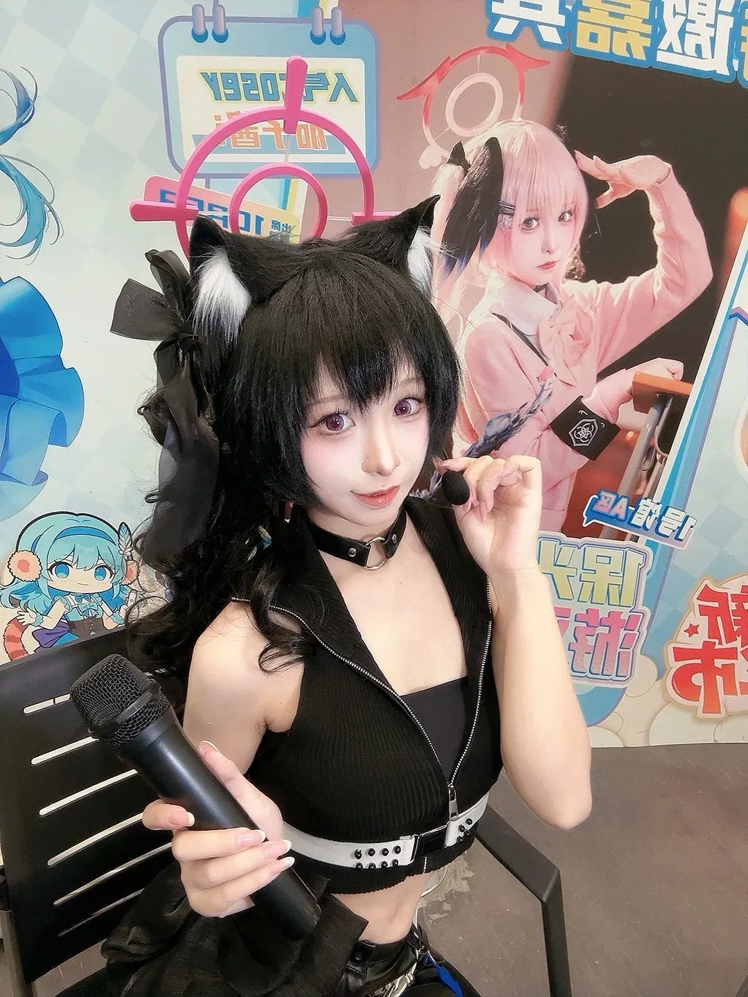 蔚蓝档案黑见芹香cos 佛山保光动漫游戏嘉年华签售现场 - 第 1 张