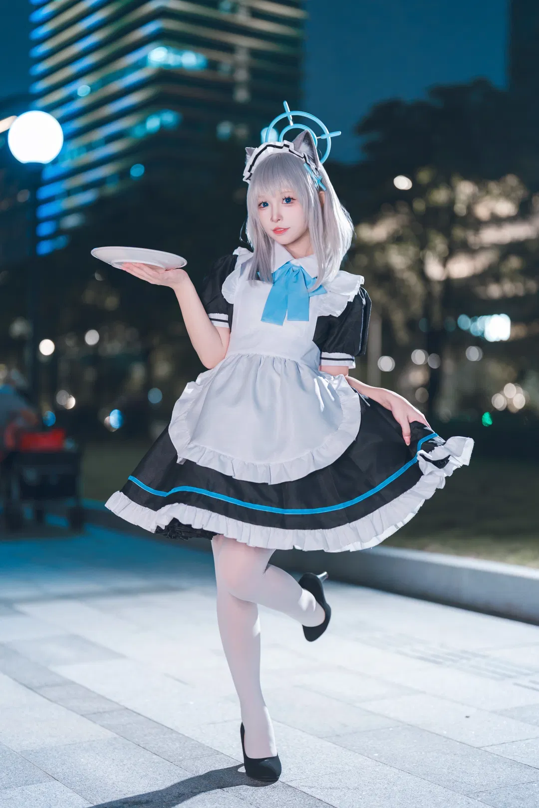 【砂狼白子cos】蔚蓝档案里的女仆小蛋糕