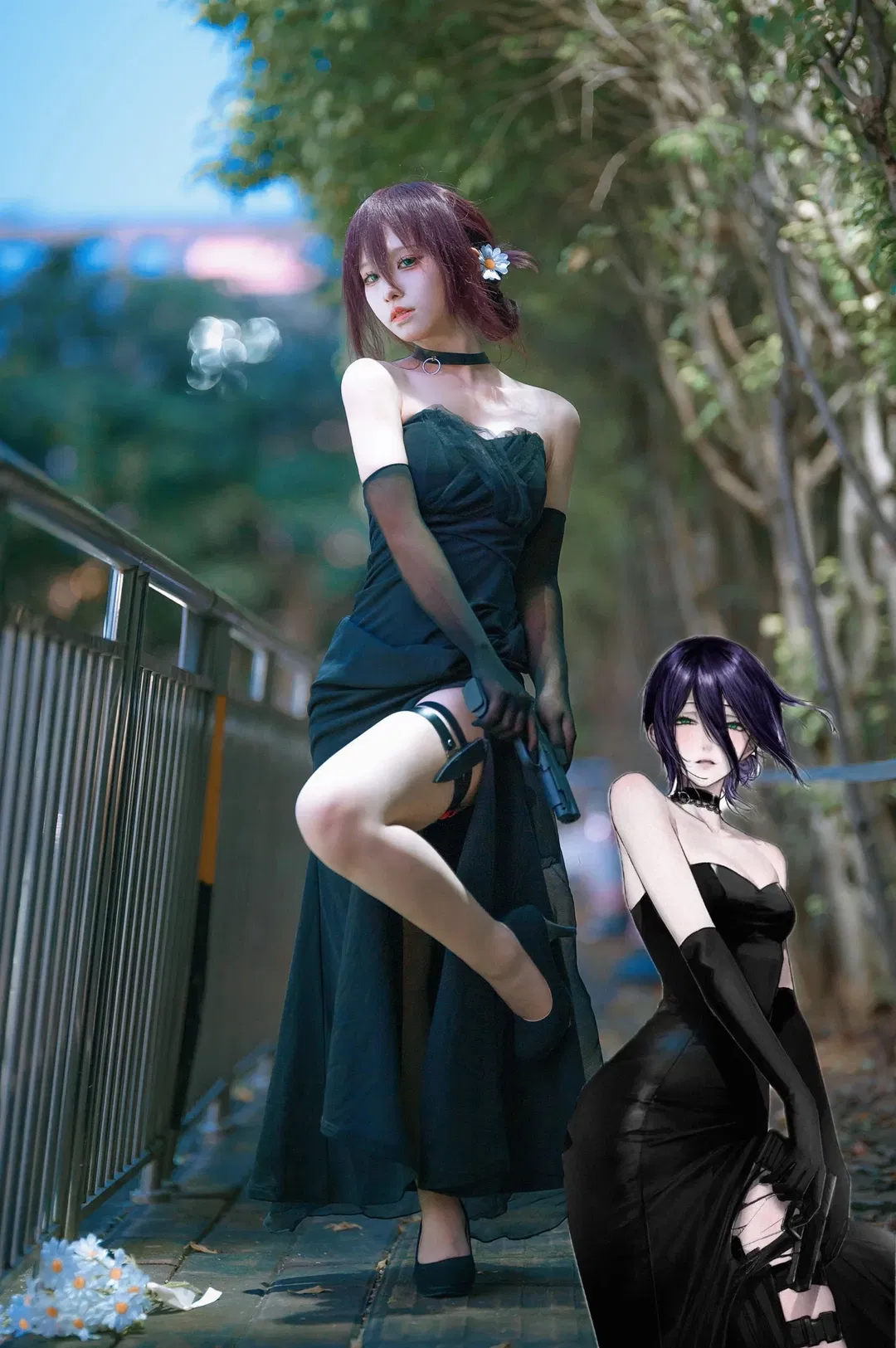 【蕾塞cos】电锯人里的危险又迷人的礼服恶魔 - 第 2 张